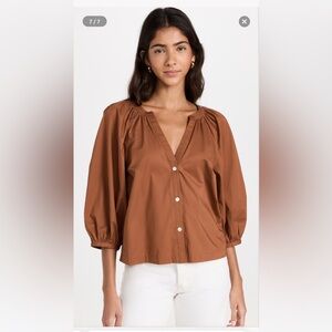 Staud Rust Dill Top Like New Size Small